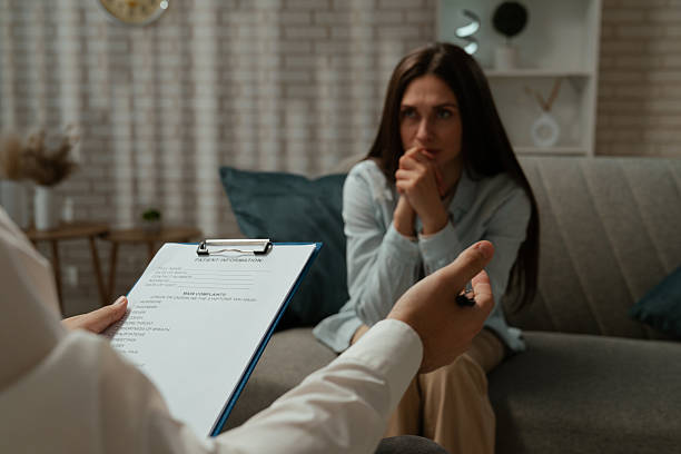 istock Therapist Consulting Patient During Psychological Evaluation Session 2231197208