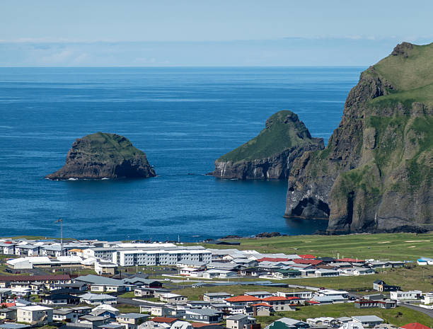 istock Golf course with elephant head rock on Heimaey Island Iceland 2231200349