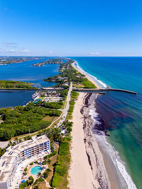 istock Aerial photo Boynton Inlet and pier 2231214009