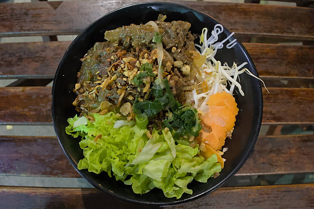 istock Traditional Vietnamese chicken noodle dish with fresh salad 2231214441