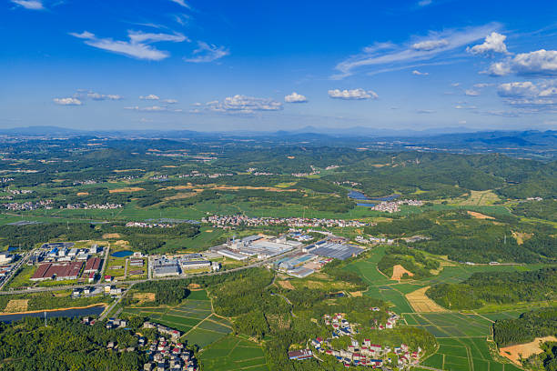 istock Rural scenery, aerial view, China 2231226176