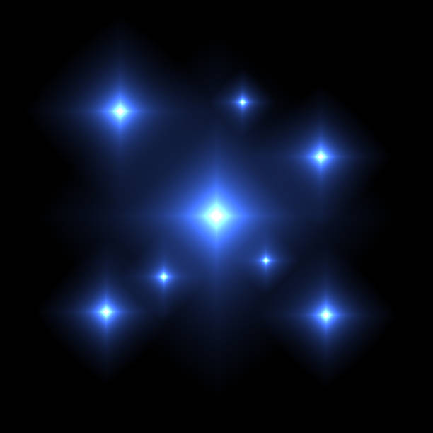 istock Twinkle glittering spark vivid cutout on black backgrounds illustrations 2231226277