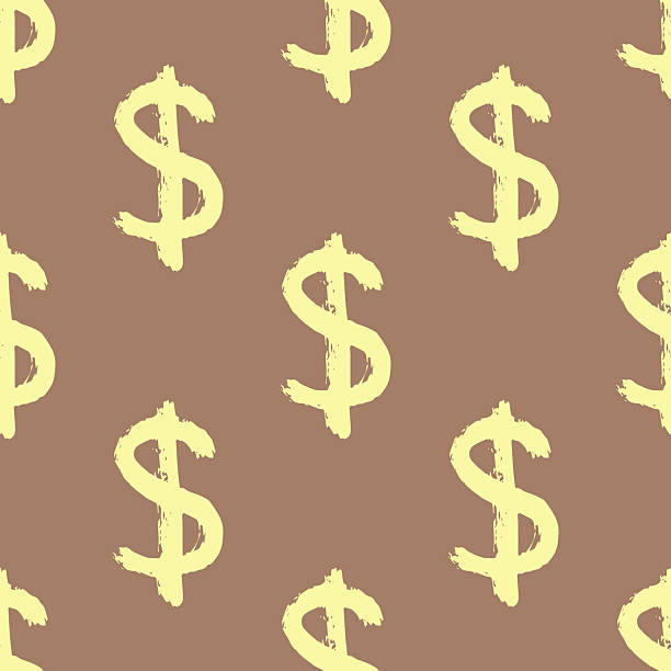 istock Seamless pattern with dollar currency symbol for decorative print, wrapping paper, greeting cards, wallpaper and fabric 2231234596
