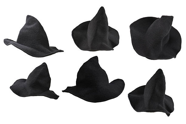 istock Witch wool hat isolated on white background. Halooween cloth. 2231240016