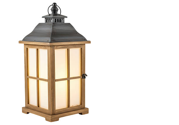 istock Isolated Vintage Style Wooden Lantern 2231242277