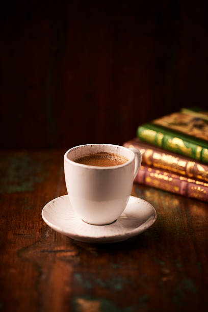 istock Cup of coffee on wooden background. Soft focus. Copy space. 2231245551