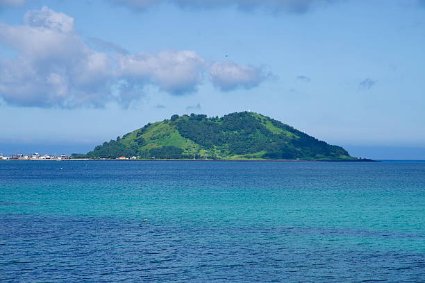 Biyangdo over Turquoise Water