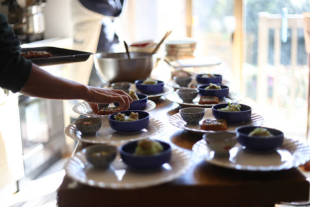 Woman preparing a meal