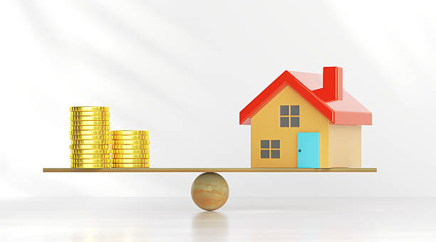 istock Home And Coins Balance 2231280217