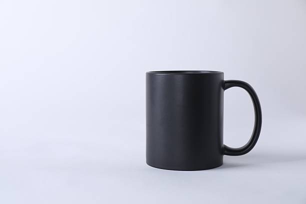 istock One blank black mug on white background. Mockup for design 2231282169