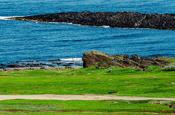 River at the Coral Beach (Isle of Skye, Scotland) on a sunny day