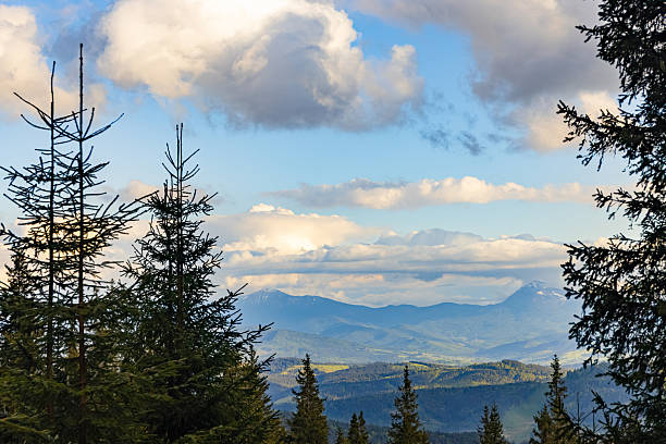 istock Beautiful landscape in the mountains, sky with clouds. 2231284172