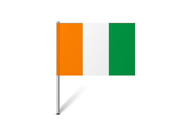 istock Pin flag of Cote d Ivoire 2231286710