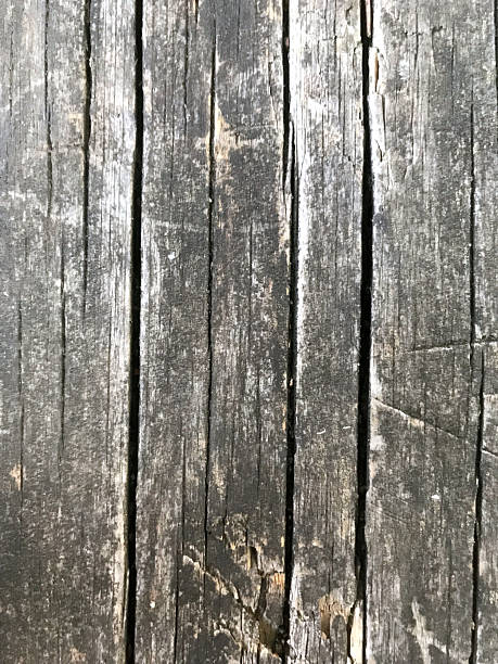 istock Surface of an old wooden table with visible grain and wear 2231288113