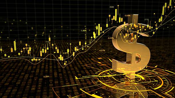 istock US Dollar Bullish Market, Candle-Stick-Chart. 3D illustration. 2231298807