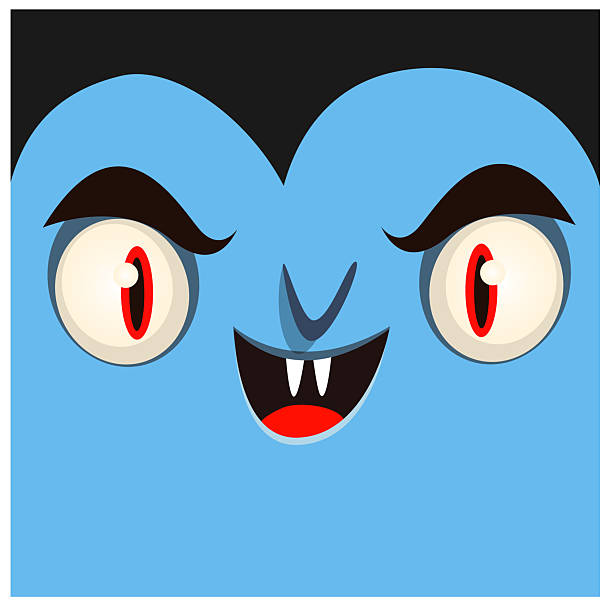 istock Cute cartoon vampire character design. Vector illustration for Halloween themed party decoration 2231298959