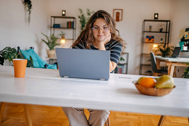 istock Contactless payment using laptop at home 2231300412