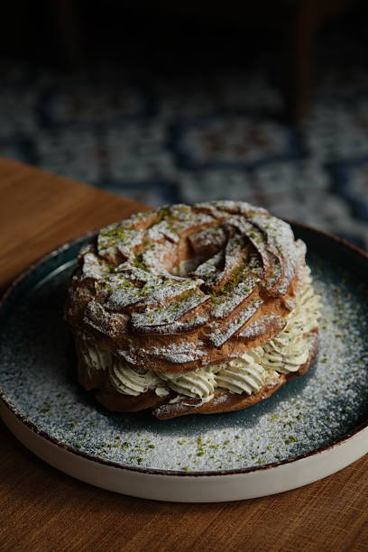 Pistachio Cream Paris-Brest Pastry
