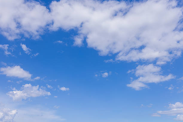 istock Clouds and daytime sky,Blue sky with scattered white cumulus clouds. 2231300569