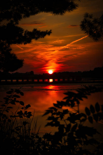 istock Sunset over Lake Mohaksin Tomahawk, WI 2231302239