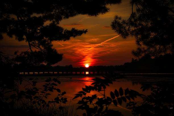 istock Sunset over Lake Mohaksin Tomahawk, WI 2231302257