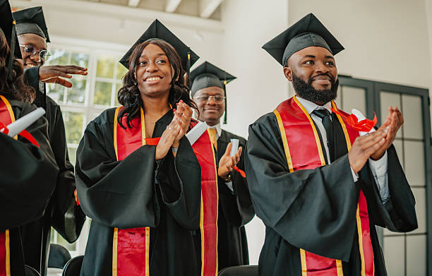 istock Graduates celebrate their achievements during a university commencement ceremony on campus 2231304470
