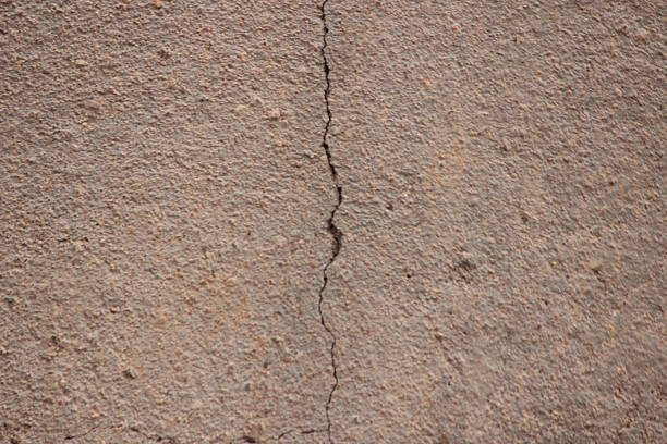 cracked wall close up