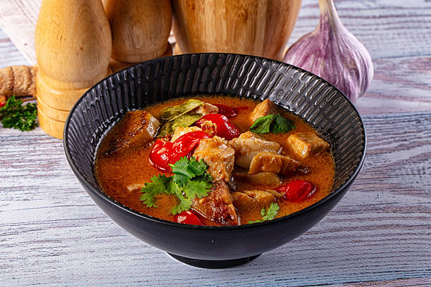 istock Thai Tom Yum soup with chicken 2231313733