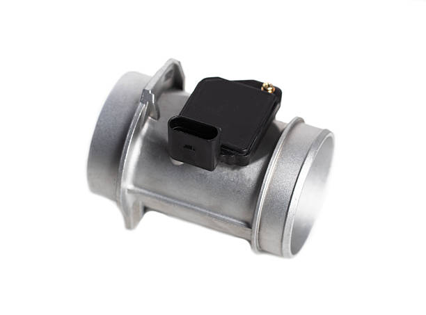 istock New mass air flow sensor on white background, isolate. Automotive spare part concept, close-up, technology 2231313774