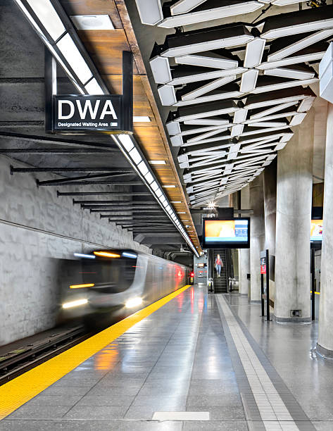 istock Train arriving at subway station 2231315324