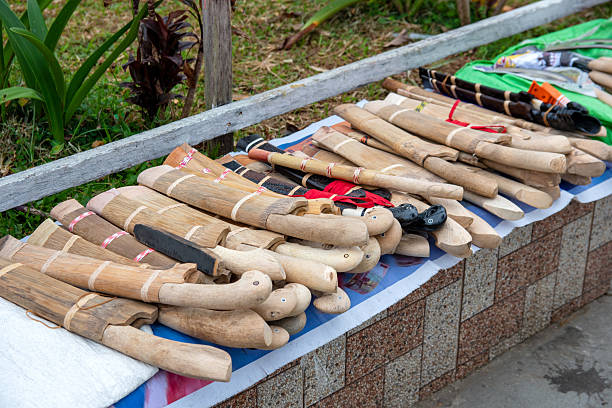 Tana Toraja daggers as sold at Rantepao traditional market