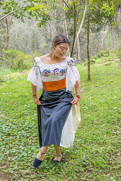 istock Otavalo indigenous woman dancing 2231334396