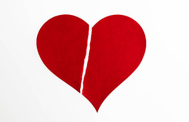 istock The red heart cracked open 2231343244