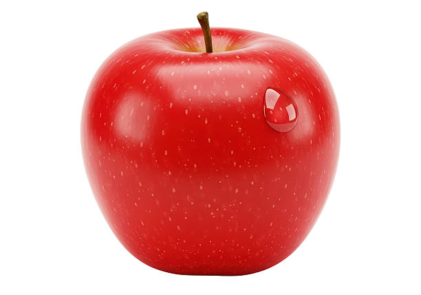 Still life digital painting of apples.