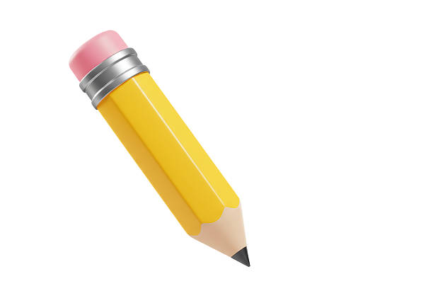 istock Isolated Yellow Pencil with Pink Eraser 2231353864