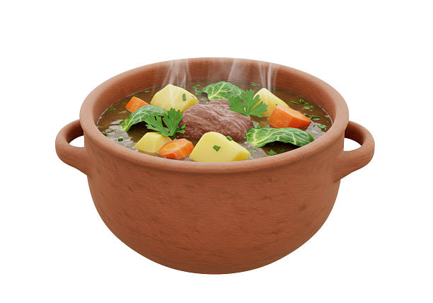Served with cabbage and pumpkin