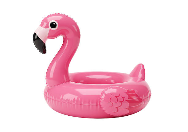 istock Isolated Vibrant Inflatable Pink Flamingo Ready for Poolside Fun 2231355940