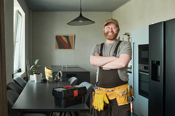 istock Portrait of Middle Aged Caucasian Man Smiling While Standing in Kitchen 2231361430