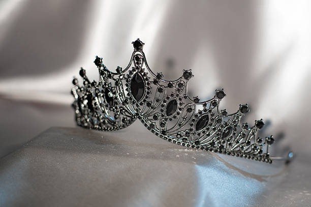 istock Gothic black crown, majestic jewellery. 2231361660