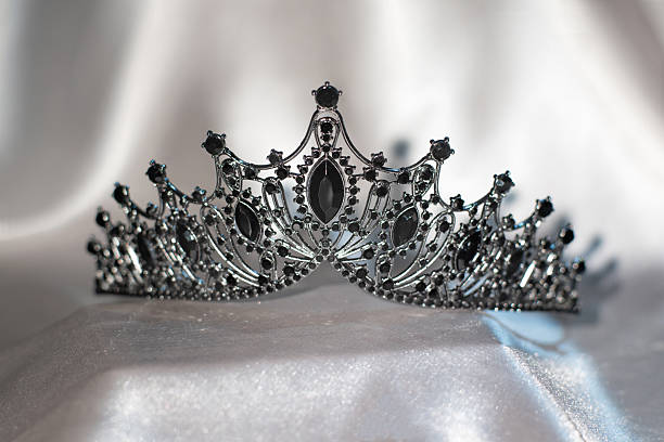 istock Gothic black crown, majestic jewellery. 2231361665