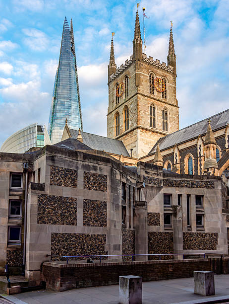 istock Southwark cathedral and Shard skyscraper in London, UK 2231371137