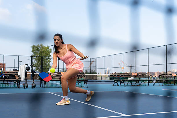 istock Young couple of friends playing pickleball 2231375310