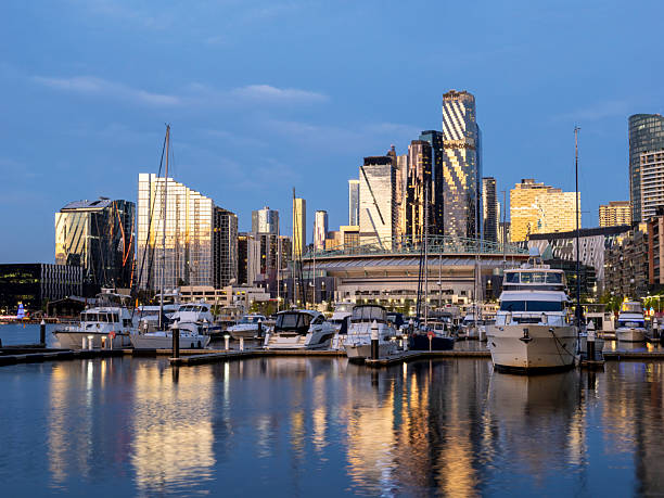 istock Docklands waterfront in Melbourne, Australia 2231388381