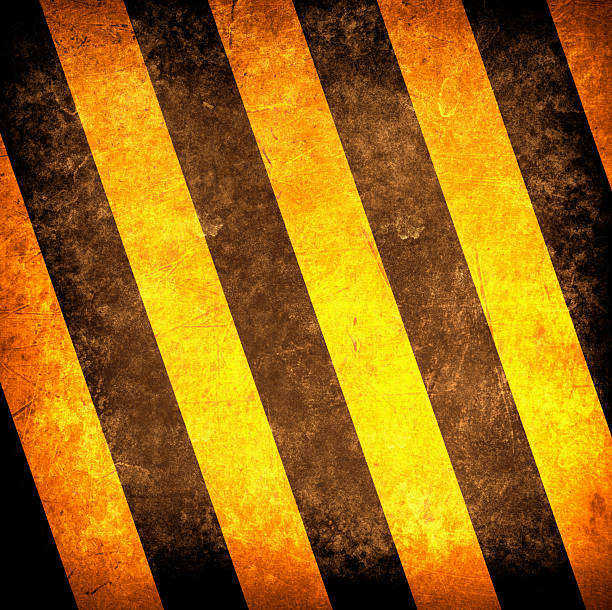 Black and yellow lines on a background grunge