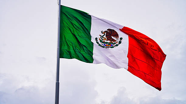 istock Mexican Flag,Independence Plaza,Merida,Yucatan,Mexico 2231410794