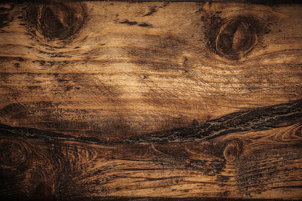 istock Close-Up View of Textured Wooden Surface with Detailed Grain Patterns 2231410817