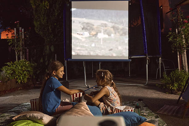 istock Movie night at our backyard 2231411385