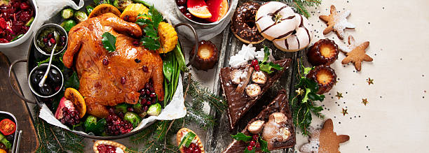 istock Elegant table setting for a festive meal. Christmas dinner. 2231412260