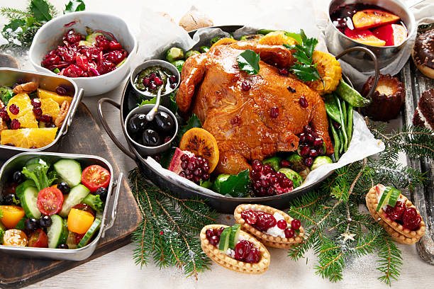 istock Elegant table setting for a festive meal. Christmas dinner. 2231412555