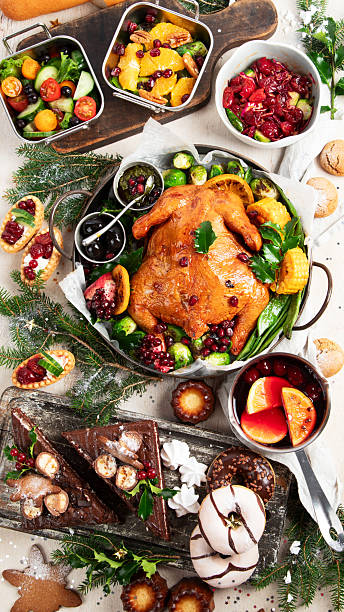 istock Elegant table setting for a festive meal. Christmas dinner. 2231412558